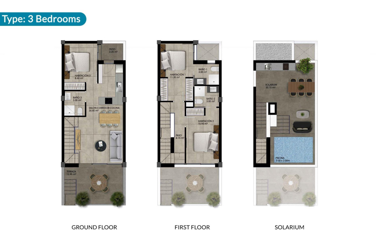 Obra nueva - Town House -
Dolores - Sector 2