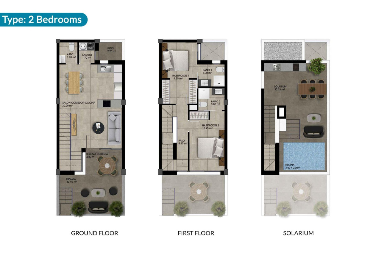 Obra nueva - Town House -
Dolores - Sector 2
