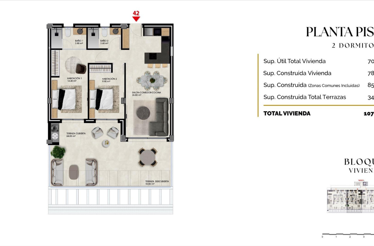 New Build - Apartment -
Finestrat - Balcón De Finestrat