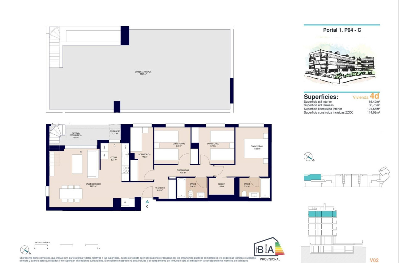 Obra nueva - Ático -
Alicante - San Agustín-PAU 2