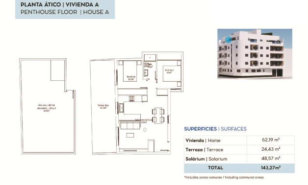 Obra nueva - Ático -
Torrevieja - pueblo