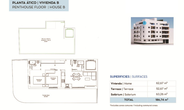 New Build - Penthouse -
Torrevieja - pueblo