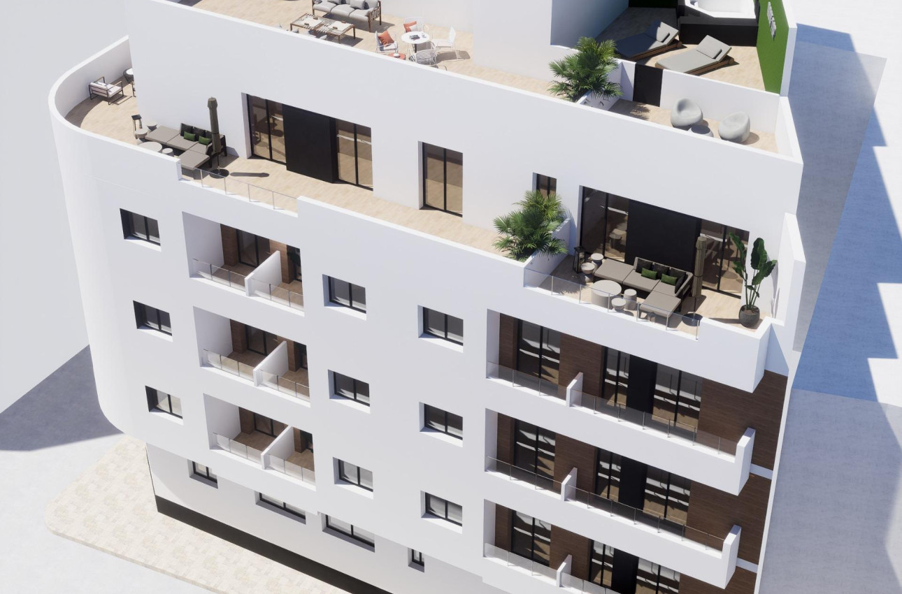 New Build - Apartment -
Torrevieja - pueblo