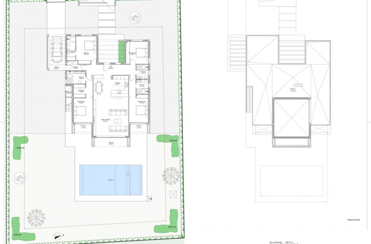 Obra nueva - Villa -
Baños y Mendigo - Altaona Golf
