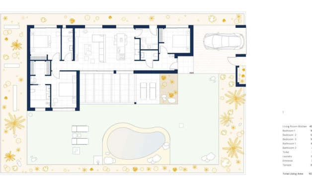 Obra nueva - Villa -
Baños y Mendigo - Altaona Golf