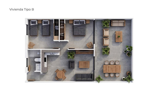 New Build - Apartment -
Vera - Vera Playa