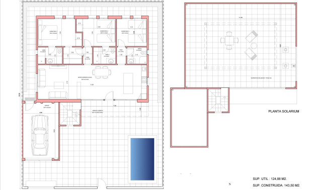 Obra nueva - Villa -
Fuente Álamo - La Pinilla