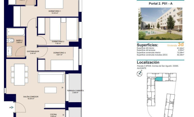 Obra nueva - Apartment -
Alicante - San Agustín