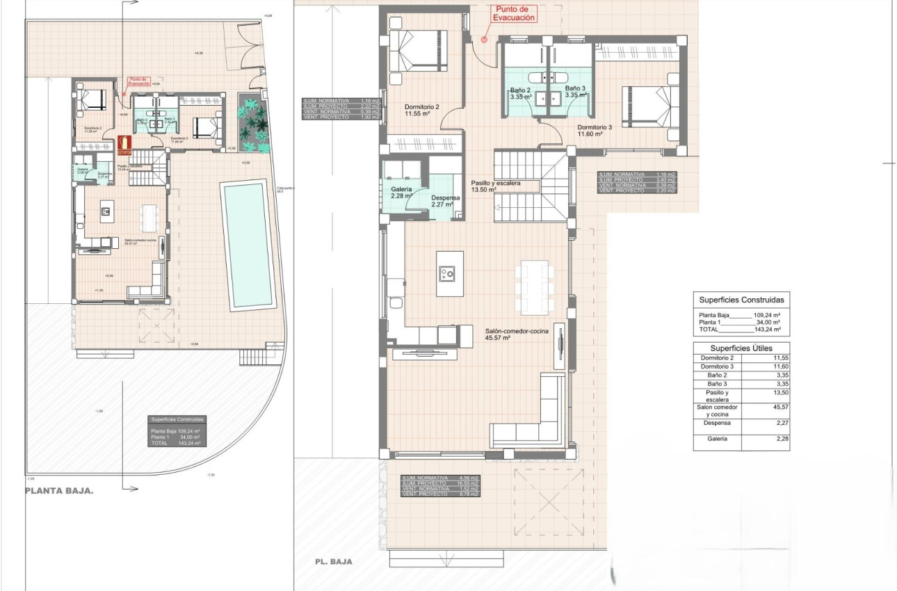 Новое здание - Villa -
San Fulgencio - Urb. La Marina