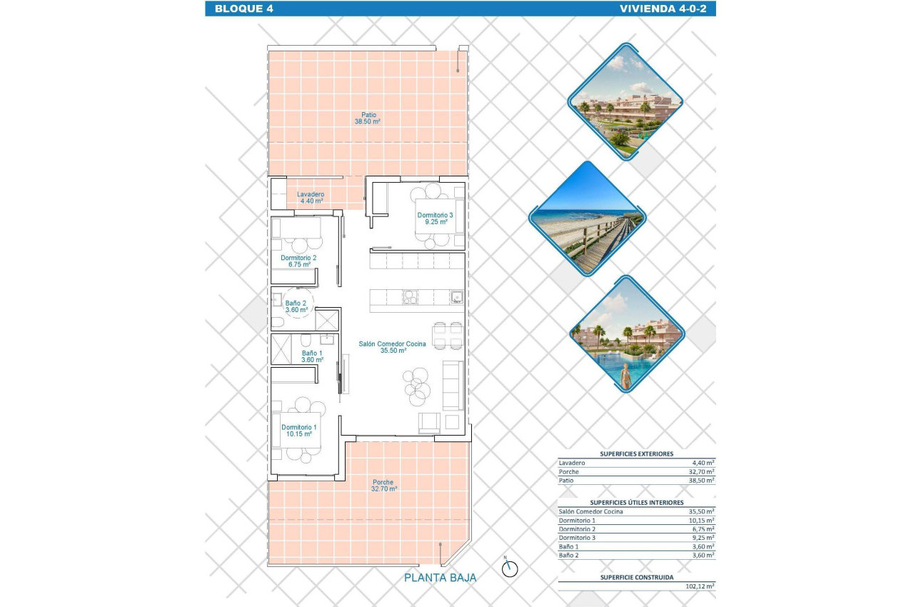 Obra nueva - Apartment -
Pilar de la Horadada - Lo Monte