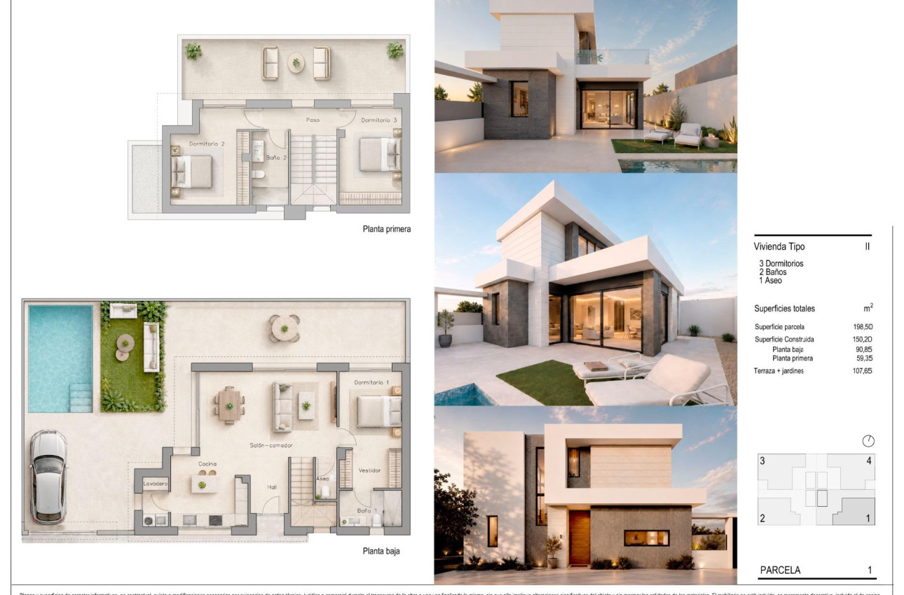Obra nueva - Villa -
Pilar de la Horadada - pueblo