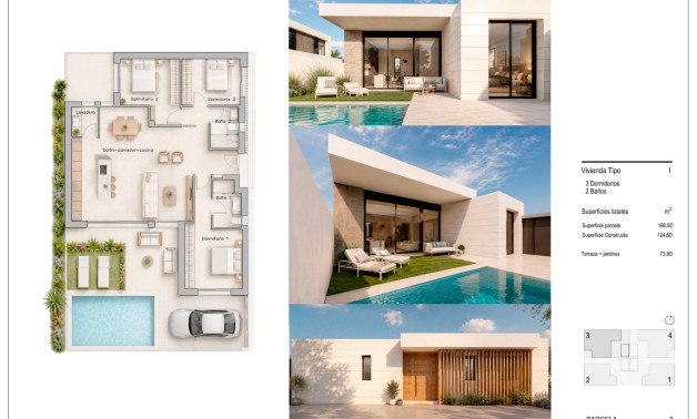 Obra nueva - Villa -
Pilar de la Horadada - pueblo