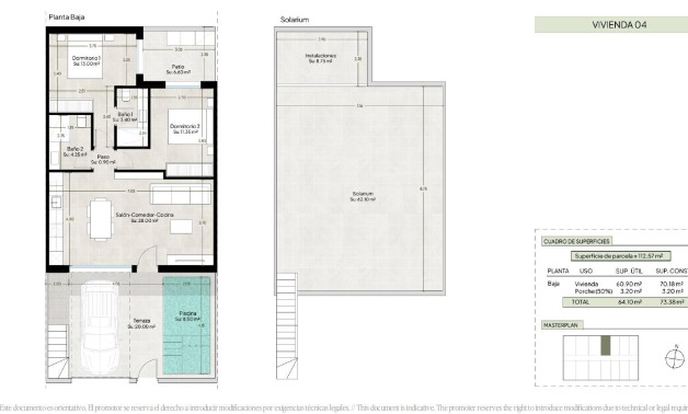 Obra nueva - Town House -
Alhama De Murcia - Condado De Alhama