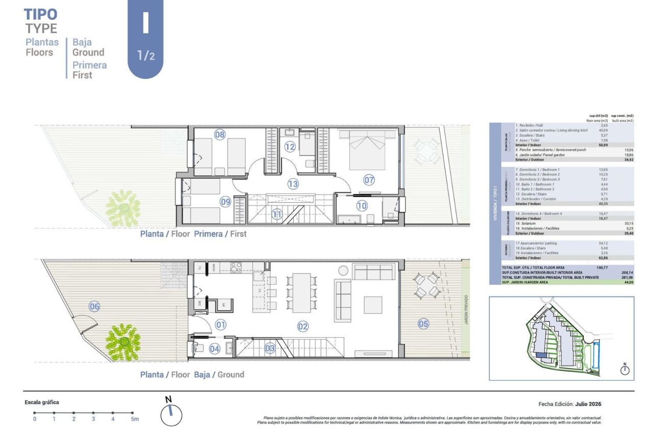 Obra nueva - Town House -
El Campello - Platja de L´Amerador