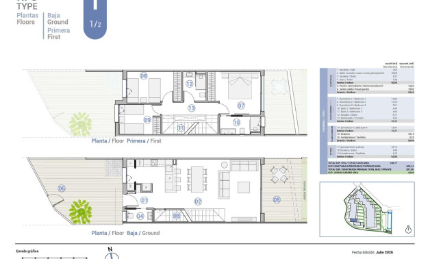 Obra nueva - Town House -
El Campello - Platja de L´Amerador