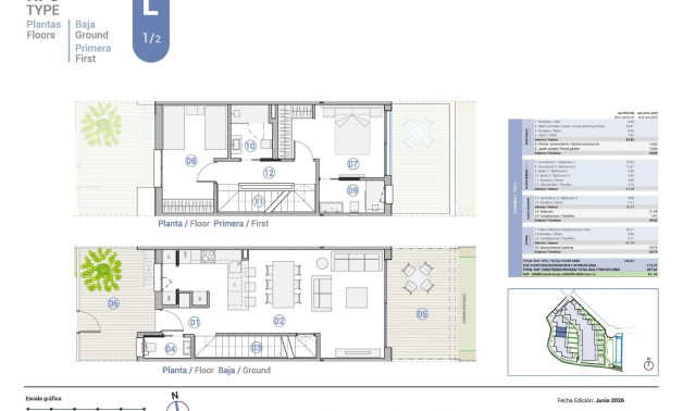 Obra nueva - Town House -
El Campello - Platja de L´Amerador